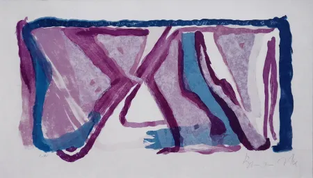 Litografia Van Velde - Composition 170