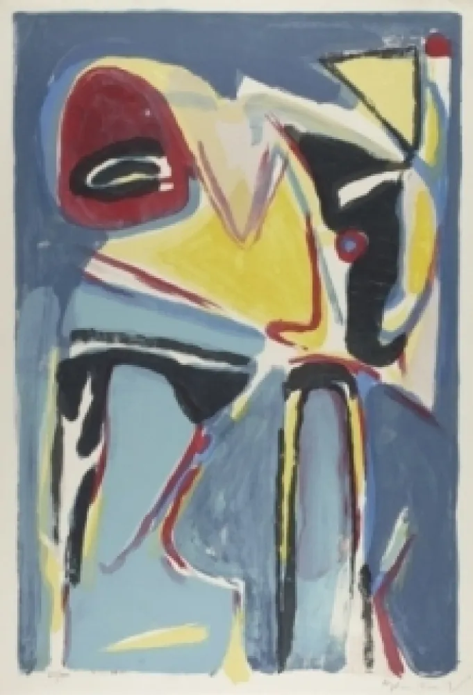 Litografia Van Velde - Composition 279