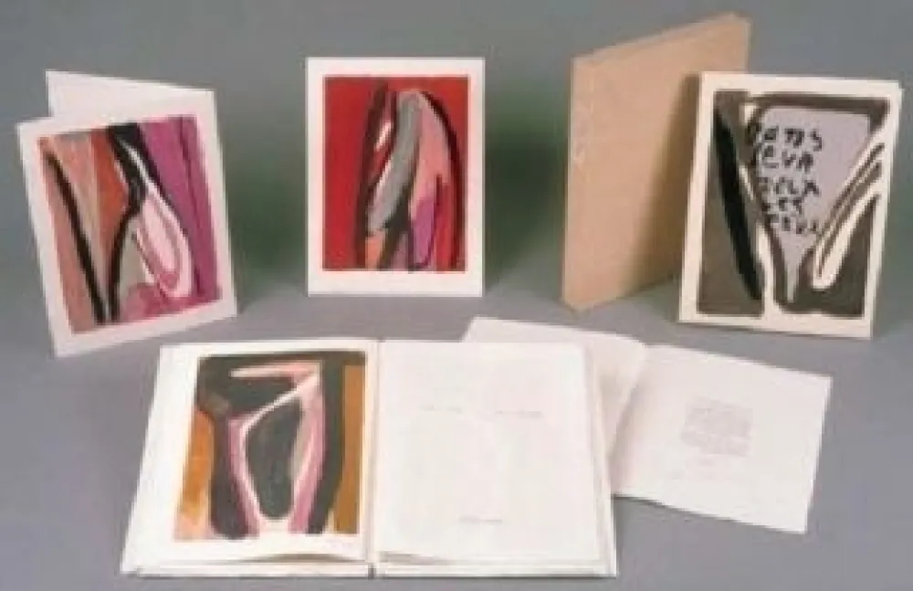 Libro Illustrato Van Velde - Dans leur voix les eaux, André Du Bouchet