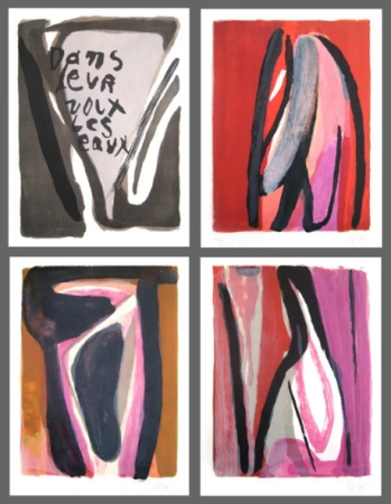 Libro Illustrato Van Velde - Dans leurs voix les eaux