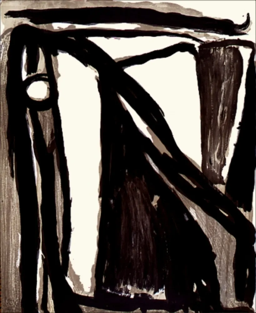 Litografia Van Velde - Décantement