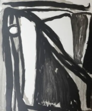 Litografia Van Velde - Décantement