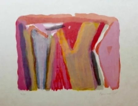 Litografia Van Velde - Devant