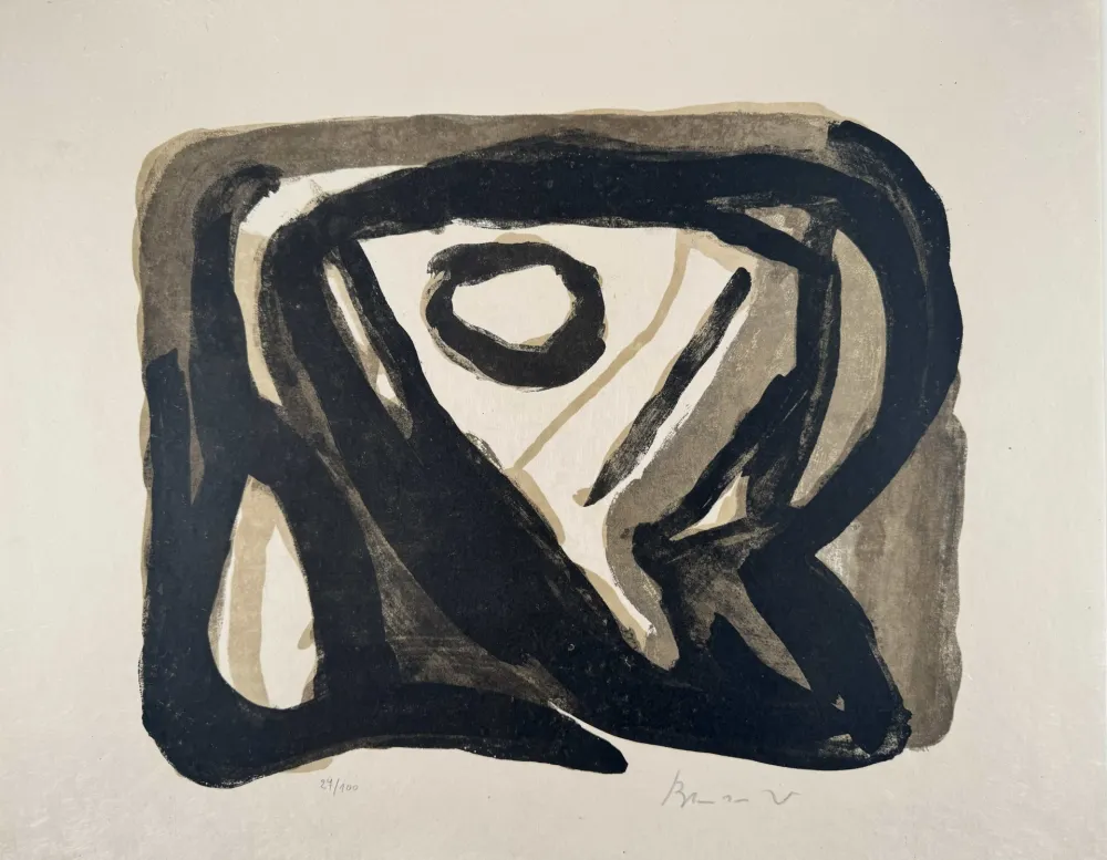 Litografia Van Velde - La chose 