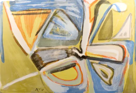 Litografia Van Velde - Le bonheur de Matisse (MP 386)