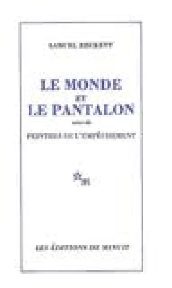 Libro Illustrato Van Velde - Le monde et le pantalon