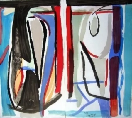 Litografia Van Velde - MMP 215 bis