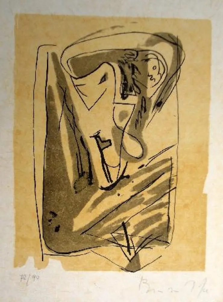 Litografia Van Velde - Mp 185