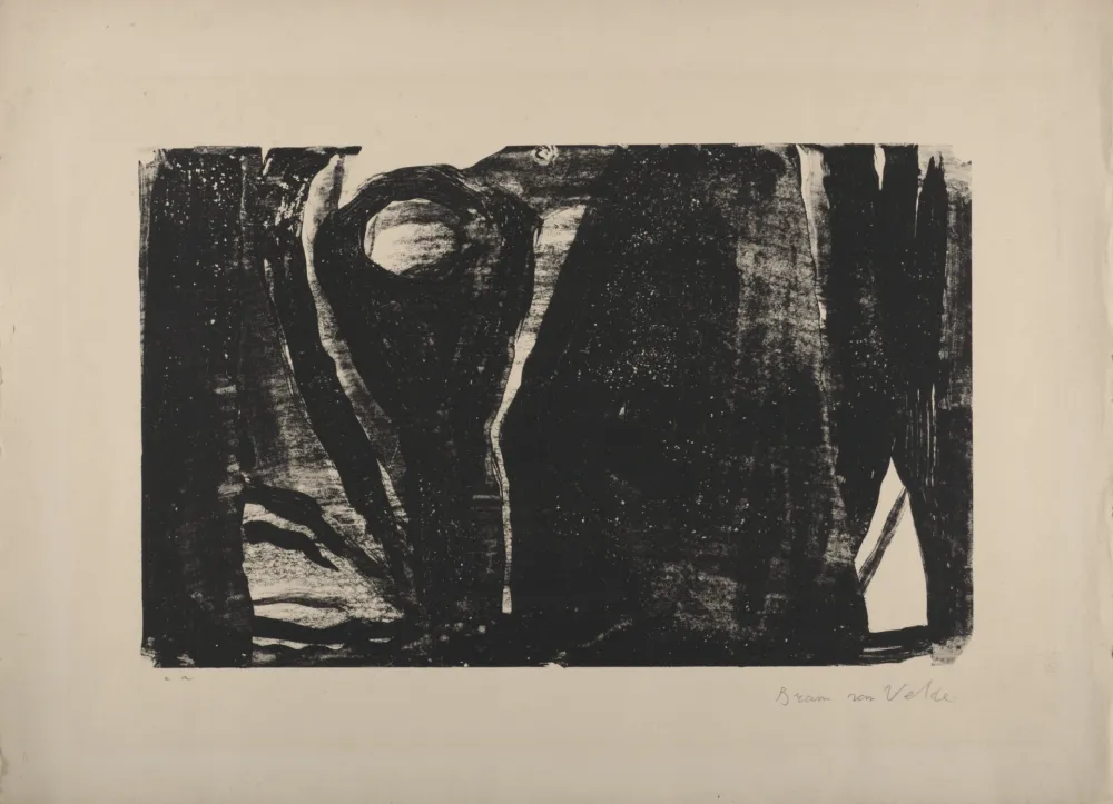 Litografia Van Velde - MP 21, 1962 - Hand-signed