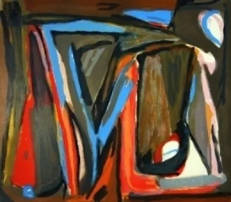 Litografia Van Velde - MP 316 - Le tout