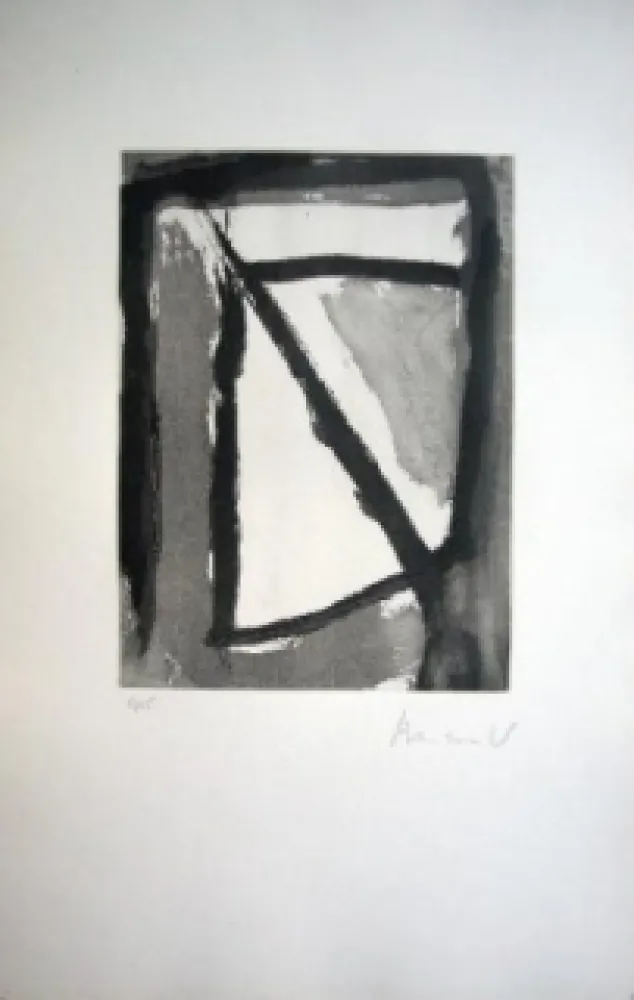 Acquatinta Van Velde - MP 377 - Hantise 5