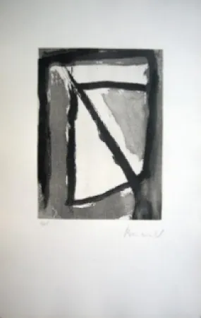 Acquatinta Van Velde - MP 377 - Hantise 5