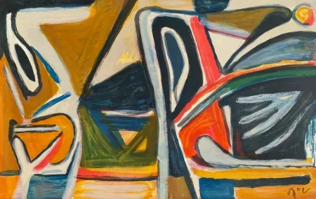 Litografia Van Velde - MP 387 - Exubérance