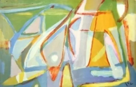 Litografia Van Velde - MP 395 - Element