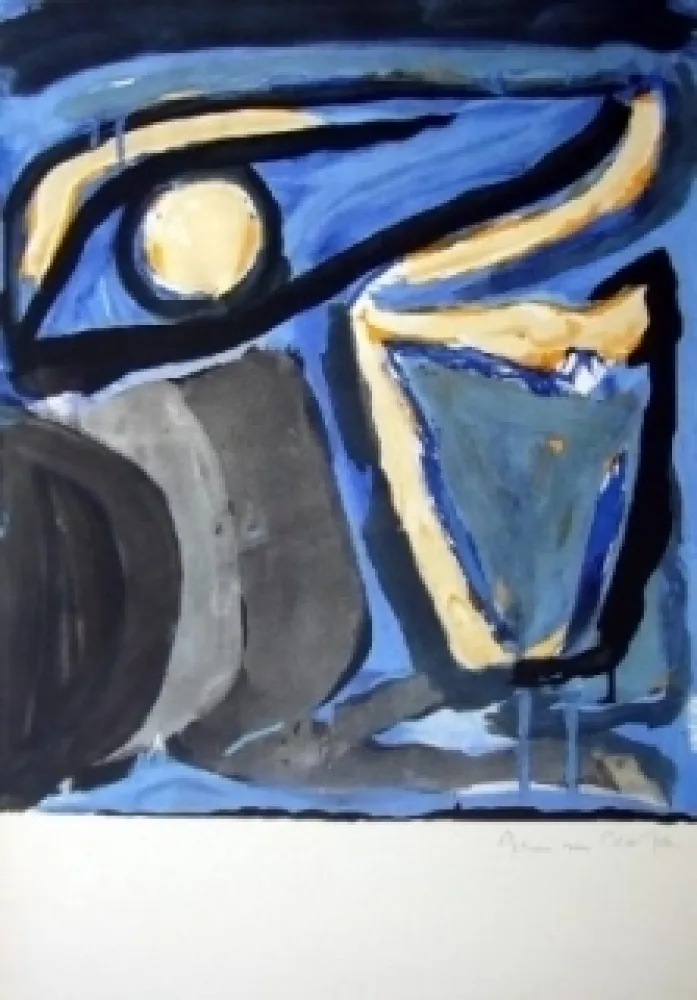 Litografia Van Velde - MP 65 - Musée national d'art moderne