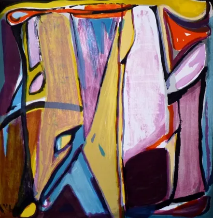 Litografia Van Velde - No title (MP 350)