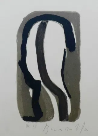 Litografia Van Velde - Pour La folie du jour