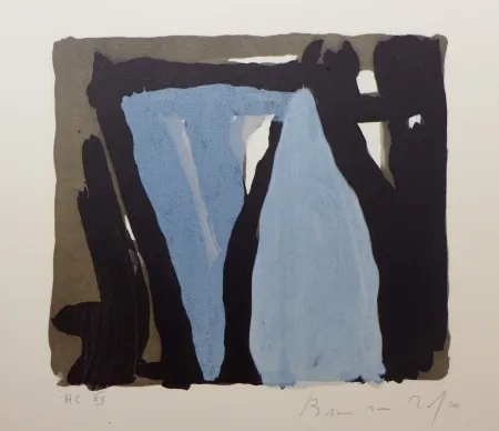 Litografia Van Velde - Pour La folie du jour