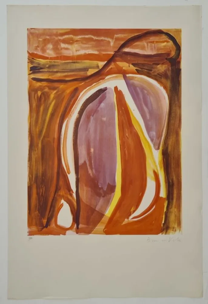 Litografia Van Velde - Sans titre