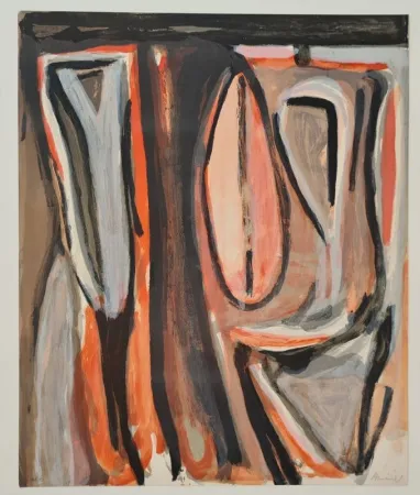 Litografia Van Velde - Sans titre