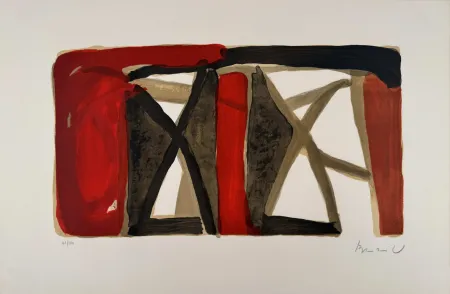 Litografia Van Velde - Sans titre