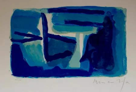 Litografia Van Velde - Sans titre