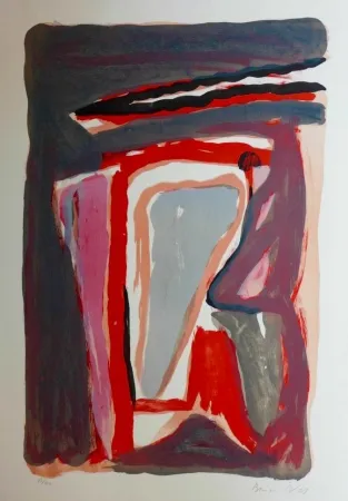 Litografia Van Velde - Sans titre