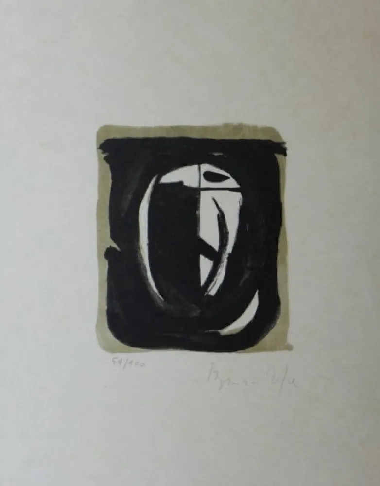 Litografia Van Velde - Sans titre