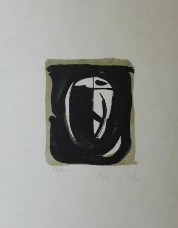 Litografia Van Velde - Sans titre