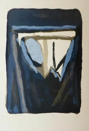 Litografia Van Velde - Sans titre