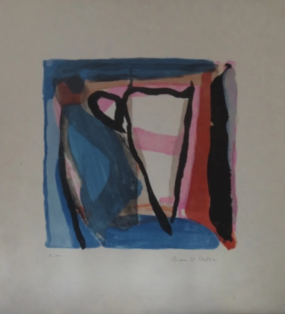 Litografia Van Velde - Sans titre