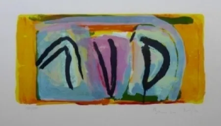 Litografia Van Velde - Sans titre