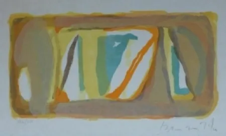 Litografia Van Velde - Sans titre