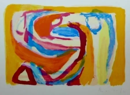 Litografia Van Velde - Sans titre