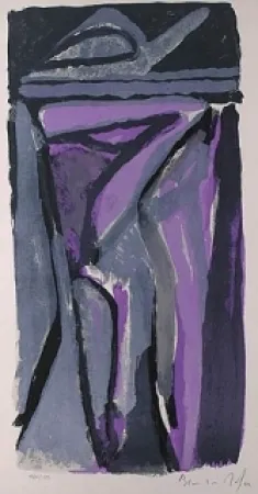 Litografia Van Velde - Sans titre