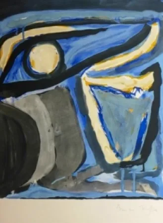 Litografia Van Velde - Sans titre