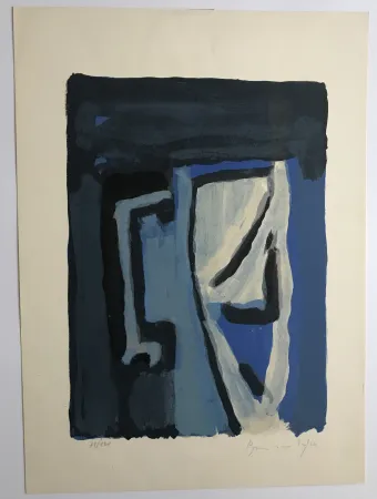 Litografia Van Velde - Sans titre (MP 111)