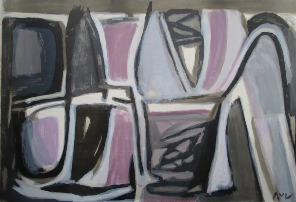 Litografia Van Velde - Spleen