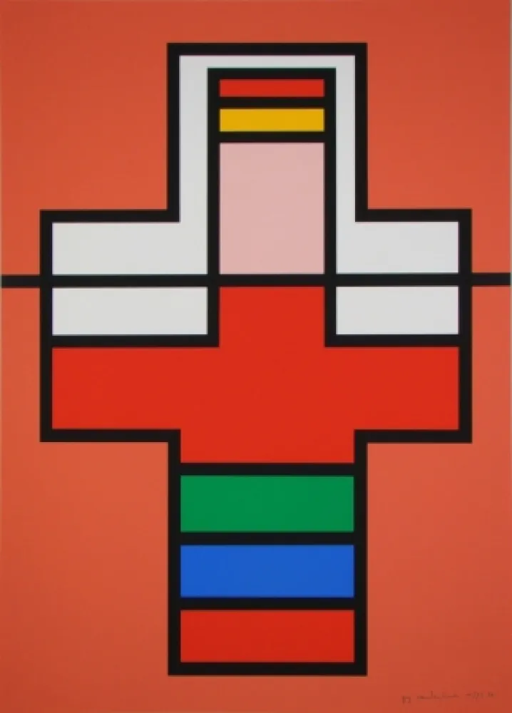 Serigrafia Vandenbranden - Composition, 1988