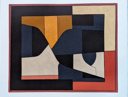 Litografia Vasarely - Ailho / Octal, 1972