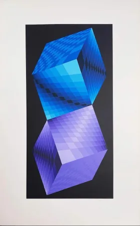 Serigrafia Vasarely - Album Meta: Seven Plates 7