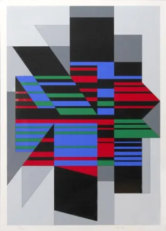 Serigrafia Vasarely - Attila