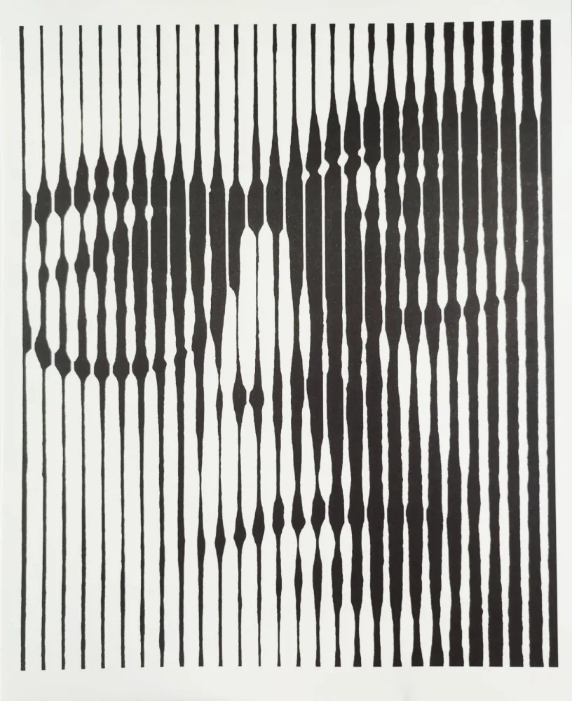 Serigrafia Vasarely - Autoportrait