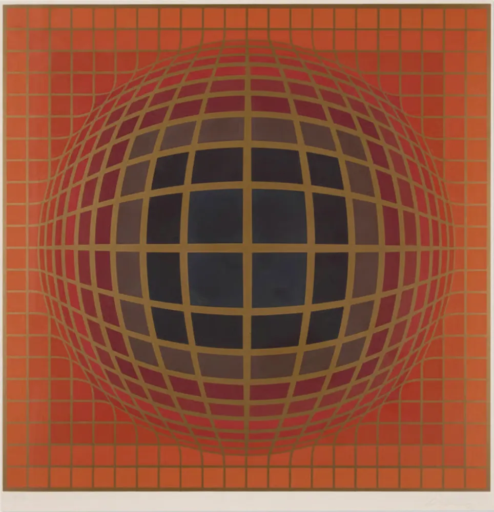Serigrafia Vasarely - B-Bomb-b (1)