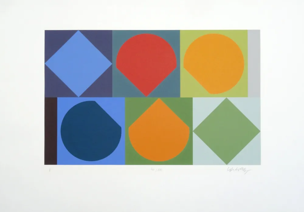 Serigrafia Vasarely - Beryll-1X