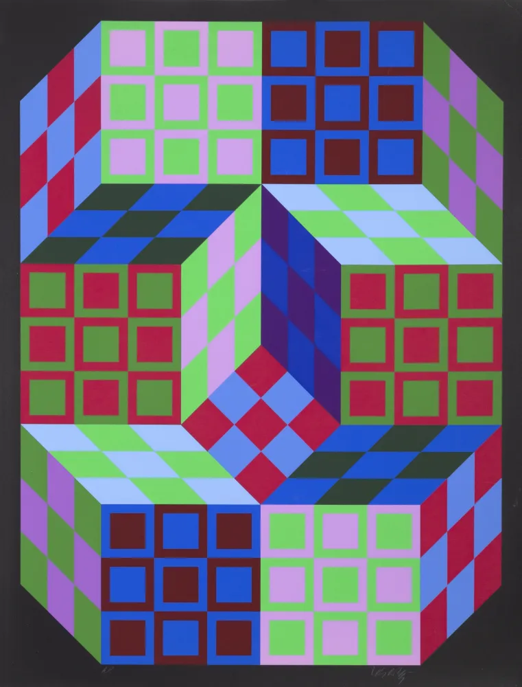 Serigrafia Vasarely - Carden