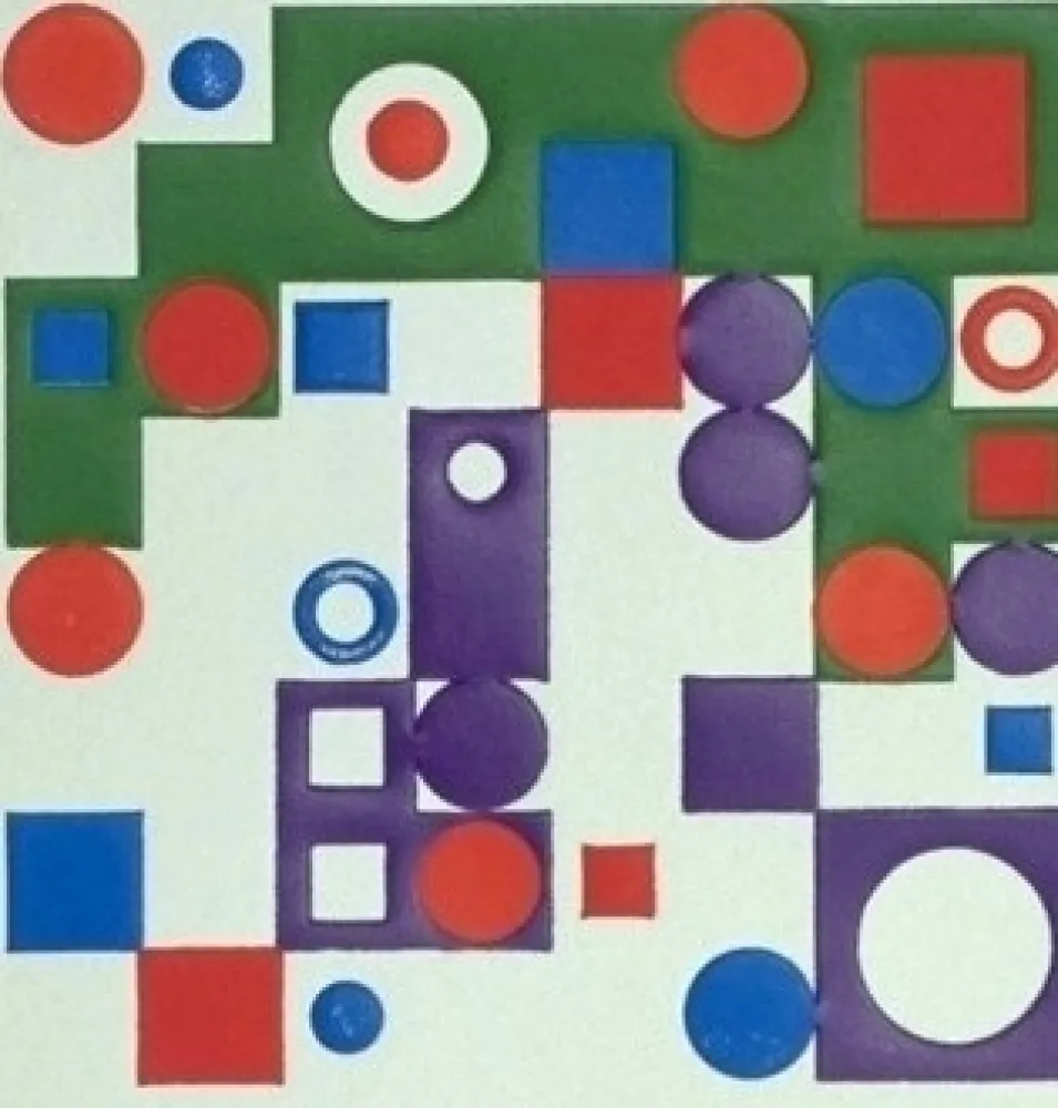 Incisione Vasarely - Celona