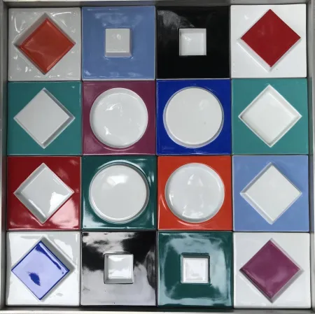 Ceramica Vasarely - Composition Caree Relief