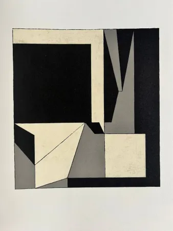 Litografia Vasarely - Elche