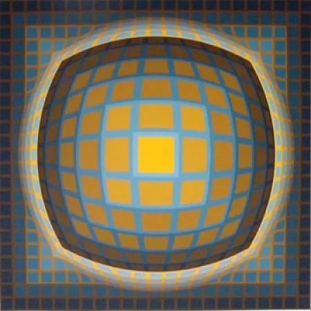 Serigrafia Vasarely - Enigma 3